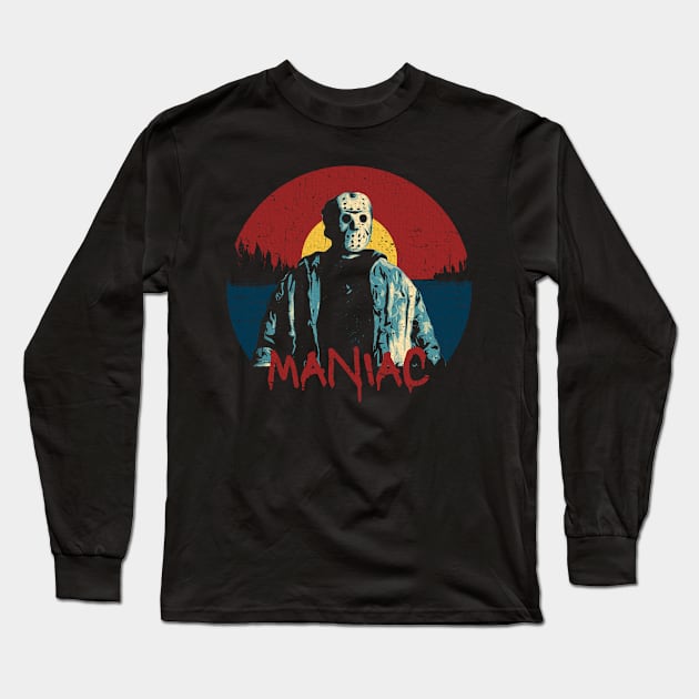 Crystal Lake - Maniac Long Sleeve T-Shirt by Suarezmess